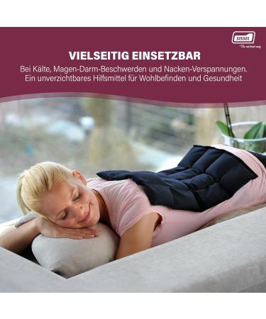Sissel Linum Classic Heat Pillow | Flaxseed Fill | Wet Warmth & Relaxation | Cotton | Relieve Muscle Tension & Gastrointestinal Comfort | Blue | 45x30cm | International Shipping - Buy Online on GoSupps.com