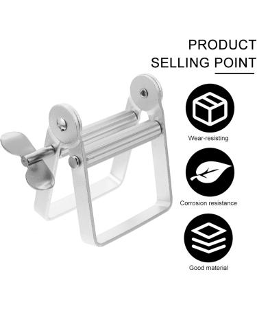 HEALLILY Stainless Steel Extruder Squeezer - Barber Hair Dye & Lotion Removal Tool | Durable Metal Squeeze Supply for Salons - Buy Online on GoSupps.com