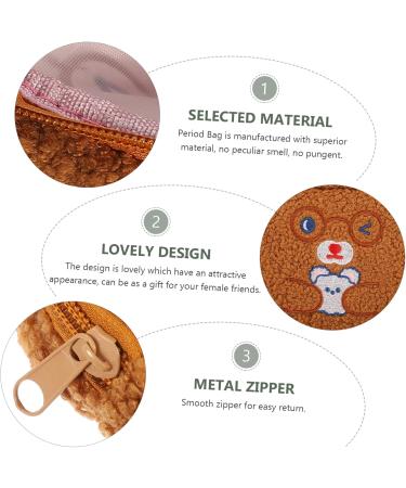 Healeeved 16 Stk Aunt Towel Bag | Small Lipstick & Makeup Holder | Multifunctional New Year Gift Wallet | Plush Mini Period Pocket Bag for Girls - Buy Online on GoSupps.com