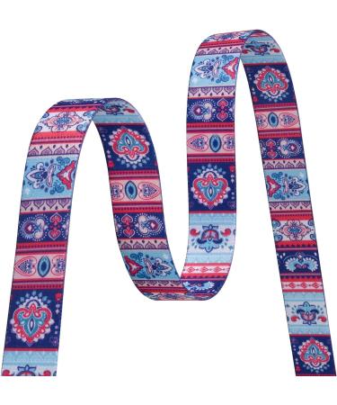 Mihqy Adjustable Dog Collar - Soft & Comfortable Bohemian Floral Design for Small Medium Large Dogs | XS (20-30 cm) - Buy Online on GoSupps.com