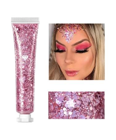 Vigcebit Body Glitter Gel Face Glitter Body Gel Glitter Glitter Mermaid Scale Glitter for Women 3#