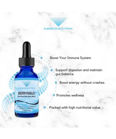 Absonutrix BerryMelo 390 mg 4 FL OZ Liquid 302 Servings Made in USA Plant-Based Ingredients Aloe Vera Liquid Bitter Melon Extract Gluten-Free Non-GMO - Buy Online on GoSupps.com