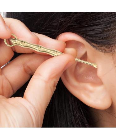 TEHAUX Ear Wax Removal Ear Pick Set Metal Toothpicks Ear Wax Kit Spoon Tool: 6 - Buy Online on GoSupps.com