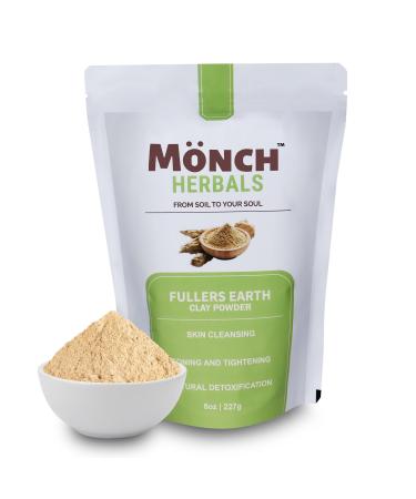 Fullers Earth Powder - Natural Multani Mitti | Indian Clay | No Preservatives | No Added Fragrance | Deep Skin Pore Purifying Face Mask & Dirt Remover 227g