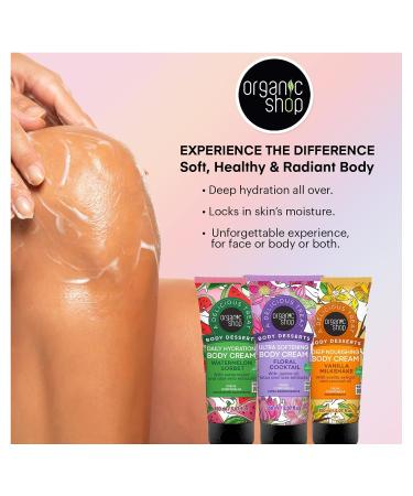 Organic Shop Watermelon & Aloe Vera Extract Deep Hydration Body Cream 100% Vegan & Organic Daily Moisturizer Body Face Hand & Foot Natural Lotion Intensive Care & Skin Hydration. 150ml - Buy Online on GoSupps.com