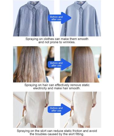 Statics Control Anti Static Spray Static Cling Spray Static Remover Clothes Static Guard Spray Static Fabric Spray For Hairs Clothes Laundry - Buy Online on GoSupps.com