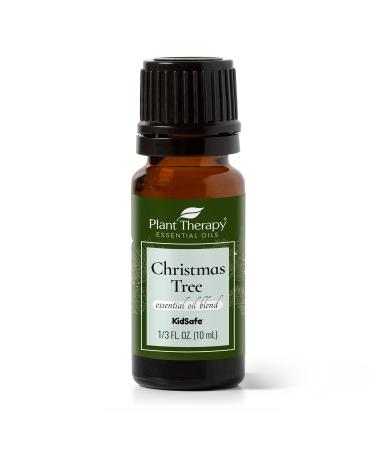 Plant Therapy Christmas Tree Holiday Essential Oil Blend 100% Pure, Undiluted, Natural, Therapeutic Grade 10 mL (1/3 oz) - Buy Online on GoSupps.com