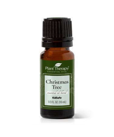 Plant Therapy Christmas Tree Holiday Essential Oil Blend 100% Pure, Undiluted, Natural, Therapeutic Grade 10 mL (1/3 oz)