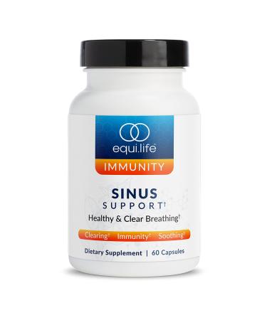 EquiLife - Sinus Support Helps Promote Nasal Congestion & Mucus Relief Rich in Herbs Antioxidants & Amino Acids Powerful Immunity Boost May Aid Sinus Relief Gluten-Free (20 Servings)