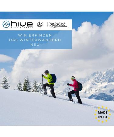 Inook Expert Snowshoes - Adjustable EU 36-47 | Snowshoe Set with Carrying Bag & Patented Features - Buy Online on GoSupps.com