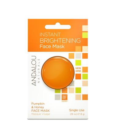 Andalou Naturals Instant Brightening Face Mask Pumpkin and Honey .28 oz (8 g)