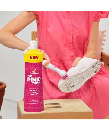 Home Stuff Pink Cream Cleaner - 500ML | Removes Grease & Grime | Natural Cleaning Particles | Shiny Results - Buy Online on GoSupps.com