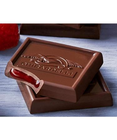 Ghirardelli Dark and Raspberry Squares Stand Up Bag 5.32 Ounce by Ghirardelli - Buy Online on GoSupps.com