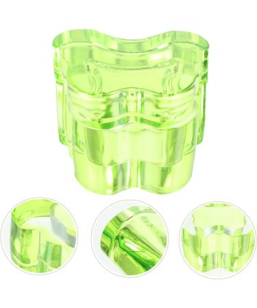 Beavorty Glass Crystal Dappen Dish with Lid Bowl Cup Nail Dappen Cup Nail Art Dappen Bowl Jewelry Bowl Manicure Brush Pen Tools Holder for Acrylic Liquid Powder Nail Green - Buy Online on GoSupps.com