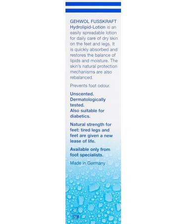 Buy Hydrolipid Lotion by Gehwol Unisex Moisturizing Lotion 4.4 oz | International Shipping - Buy Online on GoSupps.com