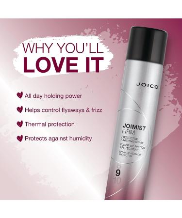 Joico JoiMist Protective Finishing Spray | Heat & Humidity Defense | Anti-Static & Frizz Control | Pollution & UV Protection | Paraben & Sulfate Free | Firm Hold - Buy Online on GoSupps.com