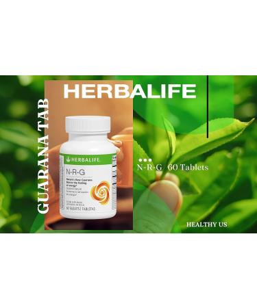 N-R-G Nature's Raw Guarana 60 Tablets - Gluten-Free Energy Boost Supplement - Buy Online on GoSupps.com
