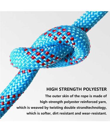 Pahion 12mm Static Climbing Rope - 10m to 200m for Indoor/Outdoor Use | Durable Ice Climbing & Rescue Equipment | Fire Protection | Yellow - Buy Online on GoSupps.com