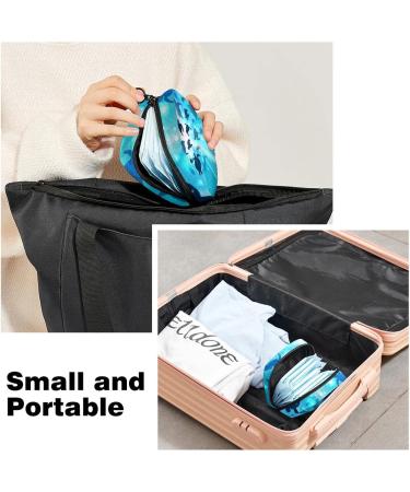 Women's Travel Storage Bag - Large Capacity Makeup & Menstrual Cup Organizer | Cute Turtles Design - Buy Online on GoSupps.com