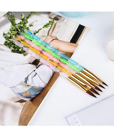 5pcs Nail Art Brush Set - Fashion Nail Painting Pens for Home Manicure - International Shipping Available - Buy Online on GoSupps.com
