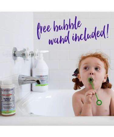 California Baby Holiday Bubble Baths - Tear-Free, Pure Essential Oils for Hot Tubs & Spas - Moisturizing Organic Aloe Vera & Calendula - 100% Plant-Based - USDA Certified - 13oz - Buy Online on GoSupps.com