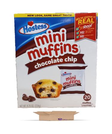 Hostess Mini Muffins Combo Pack - 8.25 oz (2 Pack, 40 Mini Muffins) - Buy Online on GoSupps.com