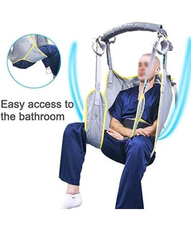 Large U Sling Full Body Patient Lift Sling with Mesh Medical Lift Equipment with Commode Cutout Four Point Support Tranfer Sling for Elderly and Disabled bonny369 - Buy Online on GoSupps.com