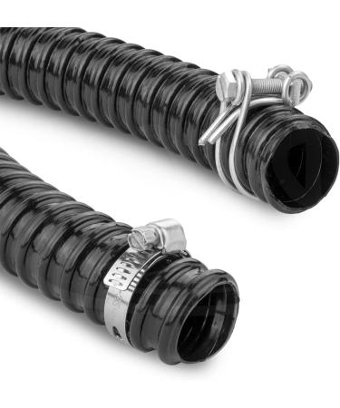 Black Corrugated Flexible Pond Hose Fish Garden Filter Pump Marine Flexi Pipe 12 20 25 32 38 40 50mm - 0.5" 0.75" 1" 1.25" 1.5" 2" (12mm (0.5") 1 Metre) 12mm (0.5") 1 Metre - Buy Online on GoSupps.com