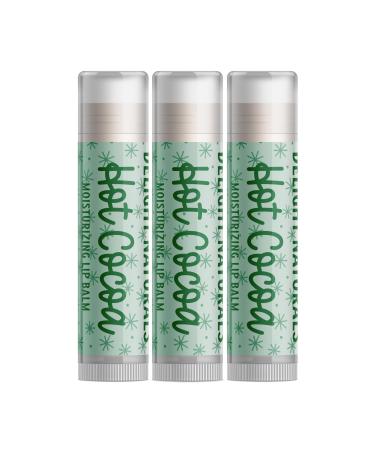 Delight Naturals Merry Christmas Hot Cocoa Lip Balm - Set of Three