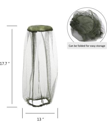 MOSANDON Insect Head Net Mesh Protective Mask - 2 Pack, Outdoor Fishing Equipment - Buy Online on GoSupps.com