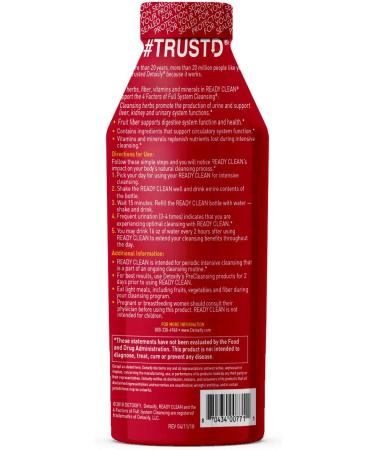 Detoxify Ready Clean Herbal Cleanse â€“ Grape Flavor | 16 oz Herbal Detox Drink with Milk Thistle & Burdock Root - Buy Online on GoSupps.com