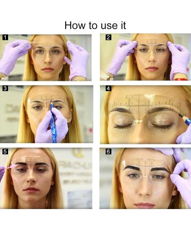 Eyebrow Stencil Eyebrow Ruler Women Eyebrow Marker for Girls Makeup - Buy Online on GoSupps.com