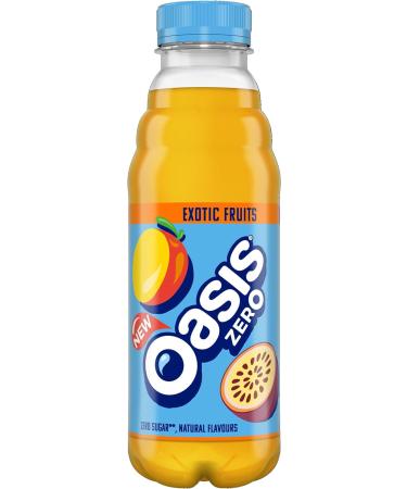 Oasis Exotic Fruits Zero 12 x 500ml - Buy Online on GoSupps.com