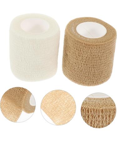 12 Rolls Athletic Tape Bandages - Adhesive Sports Wrap for Pain Relief Flexible Non-Woven Fabric - Ideal for Calf & Knee Support - Buy Online on GoSupps.com