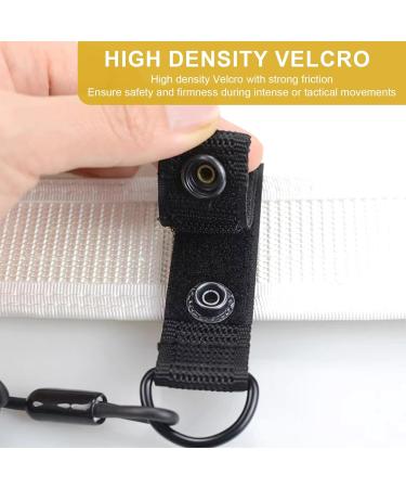 Fhioevt 2-Piece Paracord Tactical Lanyard with Carabiner - Extendable 150cm Keychain for Keys Fishing and Camping (Black) - International Shipping Available - Buy Online on GoSupps.com