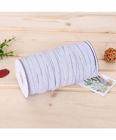 200 Yards 1/4 Inch White Braided Elastic Band for Sewing - Heavy Stretch Knit Cord for Crafts, DIY Jewelry, Bedspread Cuff - 6mm Elastic Rope - Buy Online on GoSupps.com