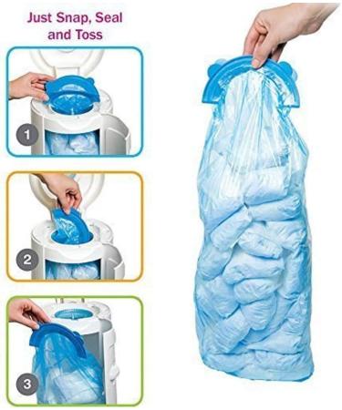 Diaper Pail Refill Bags - 34 Bags, Holds 1020 Diapers - Compatible with Arm&Hammer Diaper Pail System - Buy Online on GoSupps.com