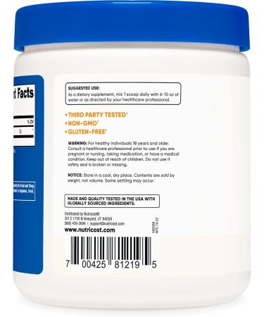 Nutricost L-Citrulline Malate 300G (2 Pack) - Pure L-Citrulline Powder 3000mg Per Serving - L-Citrulline Malate - Buy Online on GoSupps.com