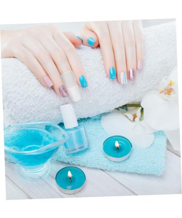 minkissy 20pcs Nail Case Blue Headband Bow Hat Protector Nail Polish Tip Reusable Soak off Caps Nail Soak off Hide Money Nail Monomer Dish Finger Nail Protector Tip Manicure Plastic Cover 4x2cm As Shown - Buy Online on GoSupps.com