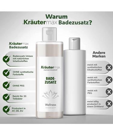 Kr utermax. Wellness Bath Additive 1 x 250 ml - Buy Online on GoSupps.com