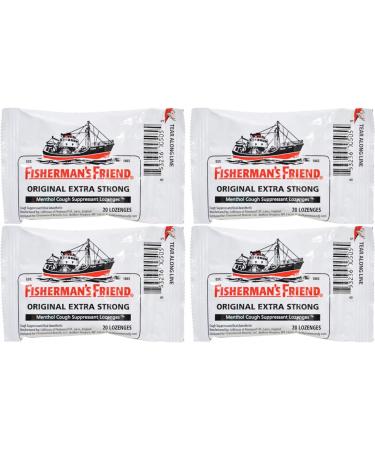 Buy Fisherman's Friend 20 Lozenges 10mg Original Extra Strong (Pack of 4) - Fast International Shipping - Buy Online on GoSupps.com