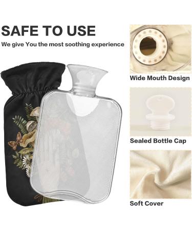 Buy Naanle Botanical Mushroom Hot Water Bottle - 2L Large Warm Gauge for Pain Relief & Therapy | International Shipping Available - Buy Online on GoSupps.com