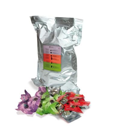 Creano tea blower 36 tea balls of white black and green tea large pack blossom in bulk pack tar lunches blooming tea flowering tea black and white-green