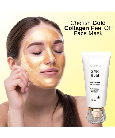 AmmuRi 24K Facial Mask Anti-Wrinkle Brightening Serum for Dry/Sensitive Skin Blackhead Removal Exfoliation Moisturisation - Buy Online on GoSupps.com