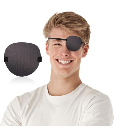4pcs Adjustable 3D Eye Patches for Adults | Soft Lazy Eye Patches for Weak Vision & Strabismus Recovery (Gray) - International Shipping Available - Buy Online on GoSupps.com