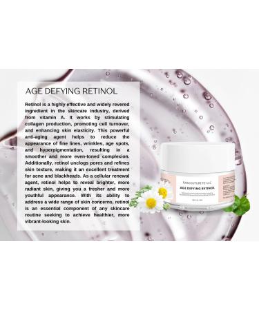 Ras Age Defying Retinol Serum for Face Eyes & Neck - Reduce Fine Lines & Pores Boost Collagen with Vitamin B3 & Natural Extracts - Buy Online on GoSupps.com