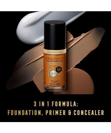 Max Factor Facefinity 3-in-1 All Day Flawless Foundation SPF 20 Warm Praline - 30 ml - Buy Online on GoSupps.com