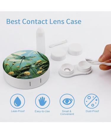 Dragonflies in Flight Contact Lens Case | Stylish & Durable Lens Care Box for Travel - Shop Now - Buy Online on GoSupps.com
