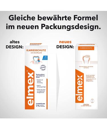 Elmex Anti Cavity Mouthwash 400ml - Dental Care Essential for Strong Teeth - Buy Online on GoSupps.com