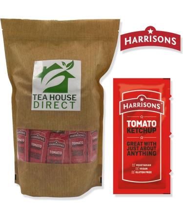 Harrisons Tomato Ketchup Packets | Easy Squeeze Packets for Flavorful Meals | 400 Sachets - Buy Online on GoSupps.com